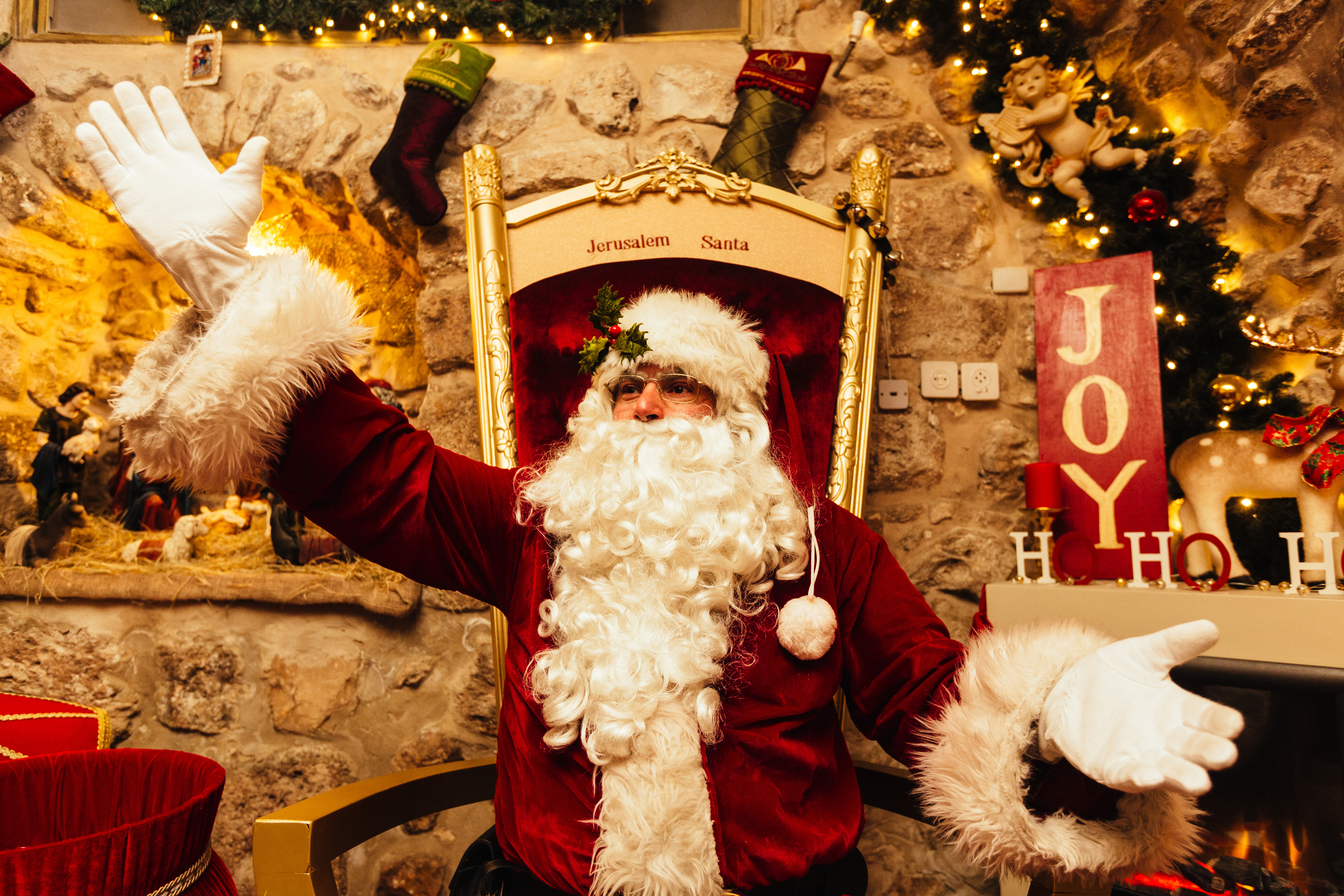 He Went To Santa School And Rides A Camel Meet Jerusalems