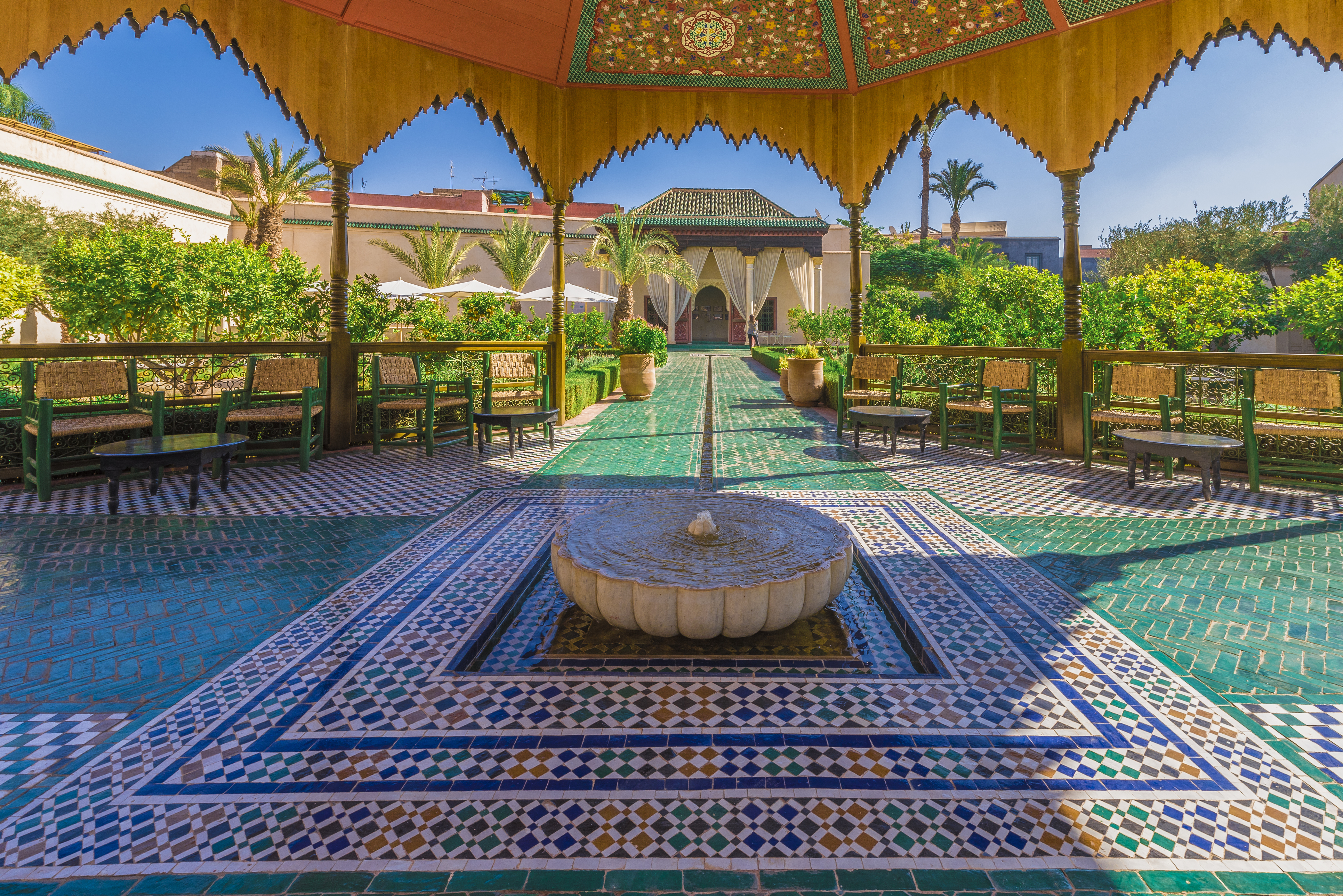 yves st laurent garden in marrakech