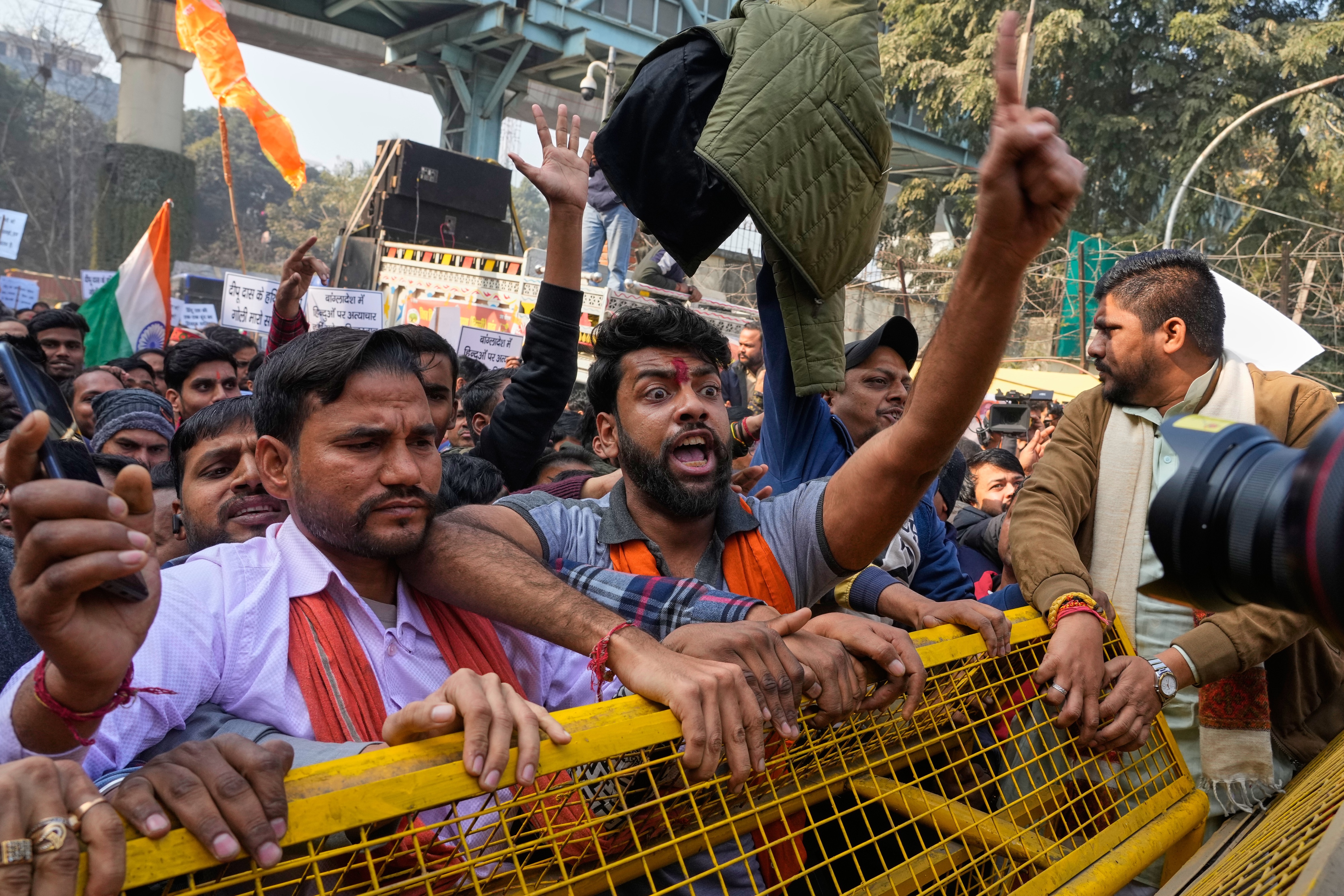 Protest erupts in India's capital city over lynching of Hindu man ...