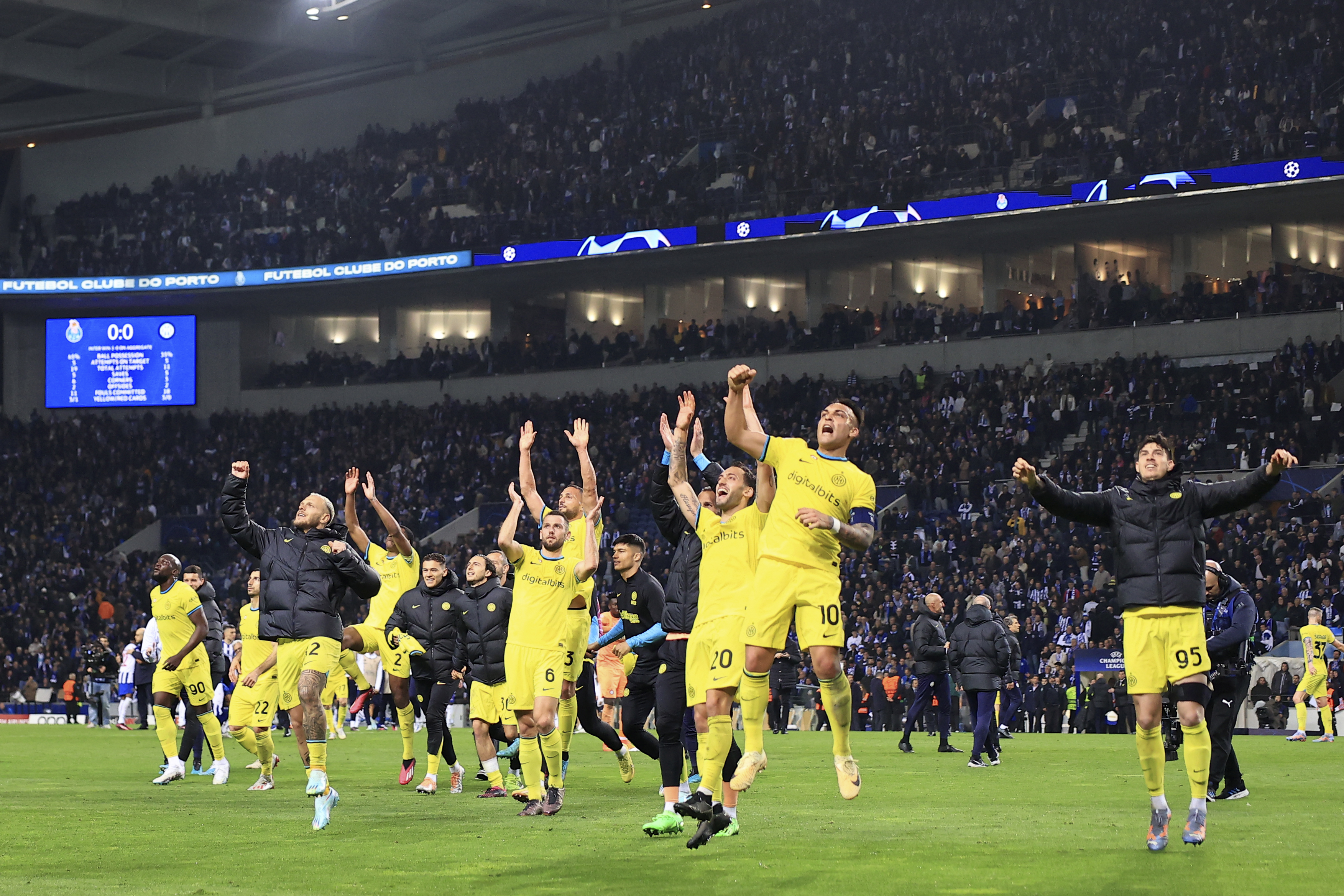 Inter reaches Champions League QF after 0-0 draw at Porto - The Washington  Post