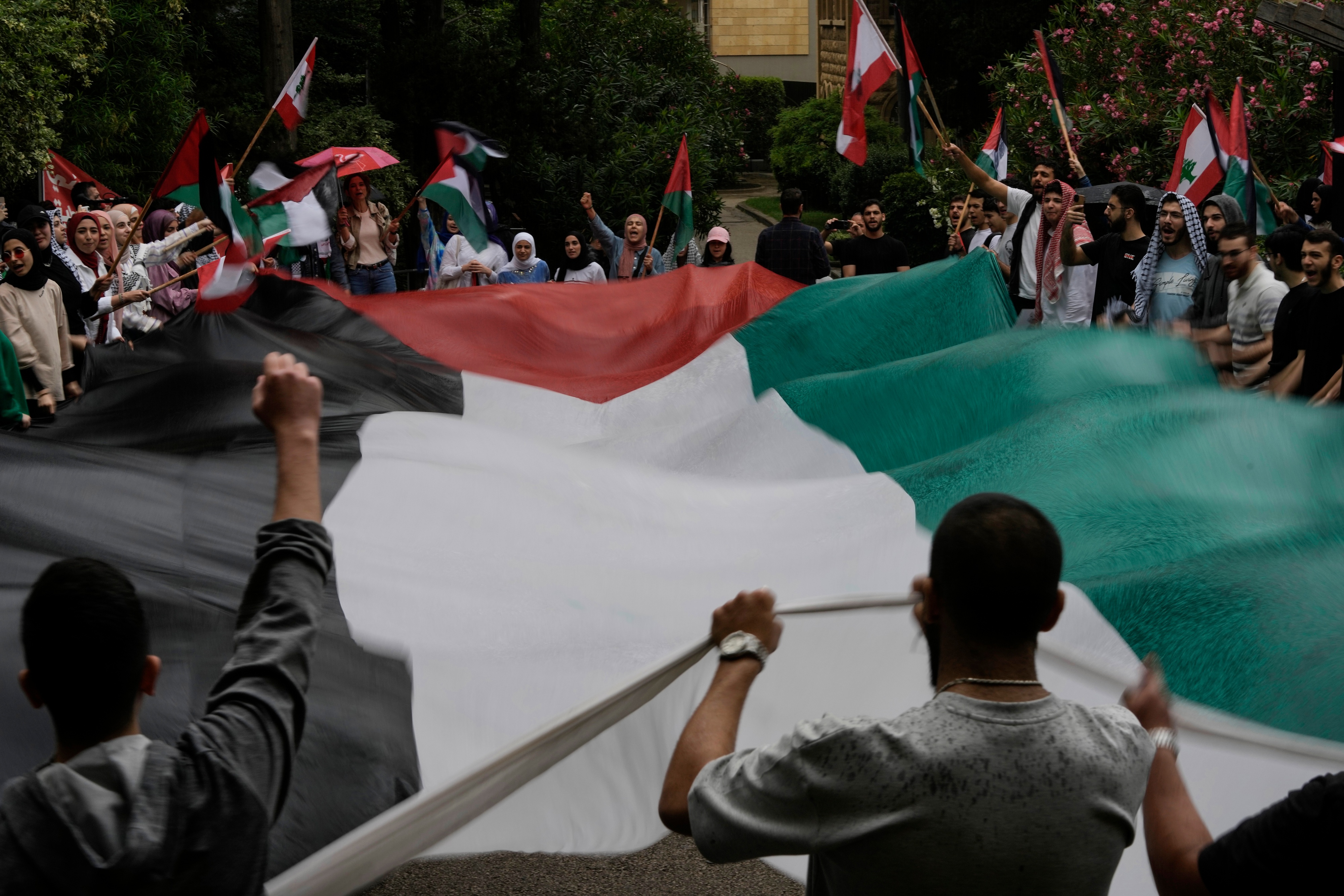 Students protest in the Middle East in solidarity with those at U.S. colleges - Vimarsana News