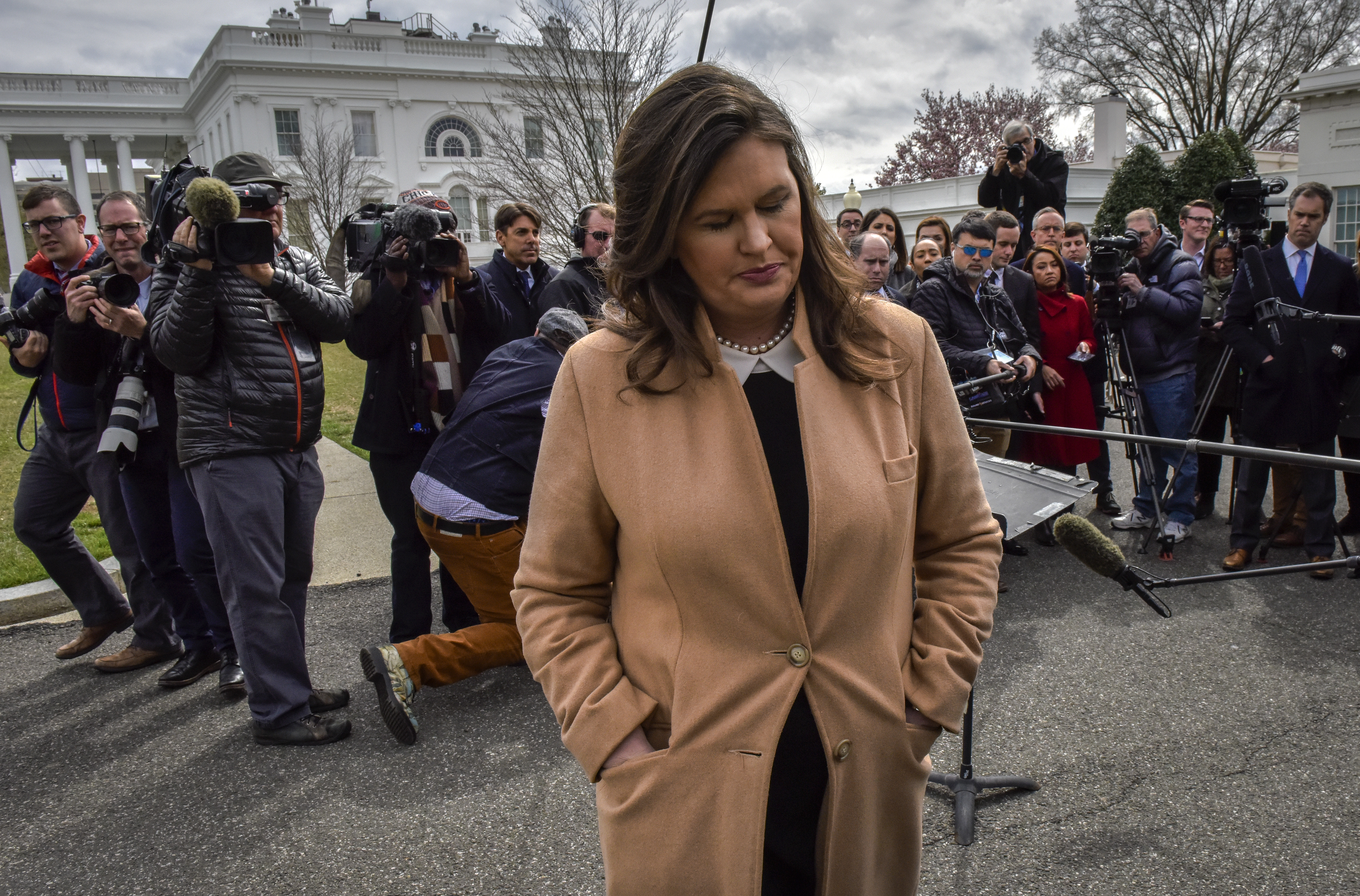 Sarah Sanders was the disdainful Queen of Gaslighting