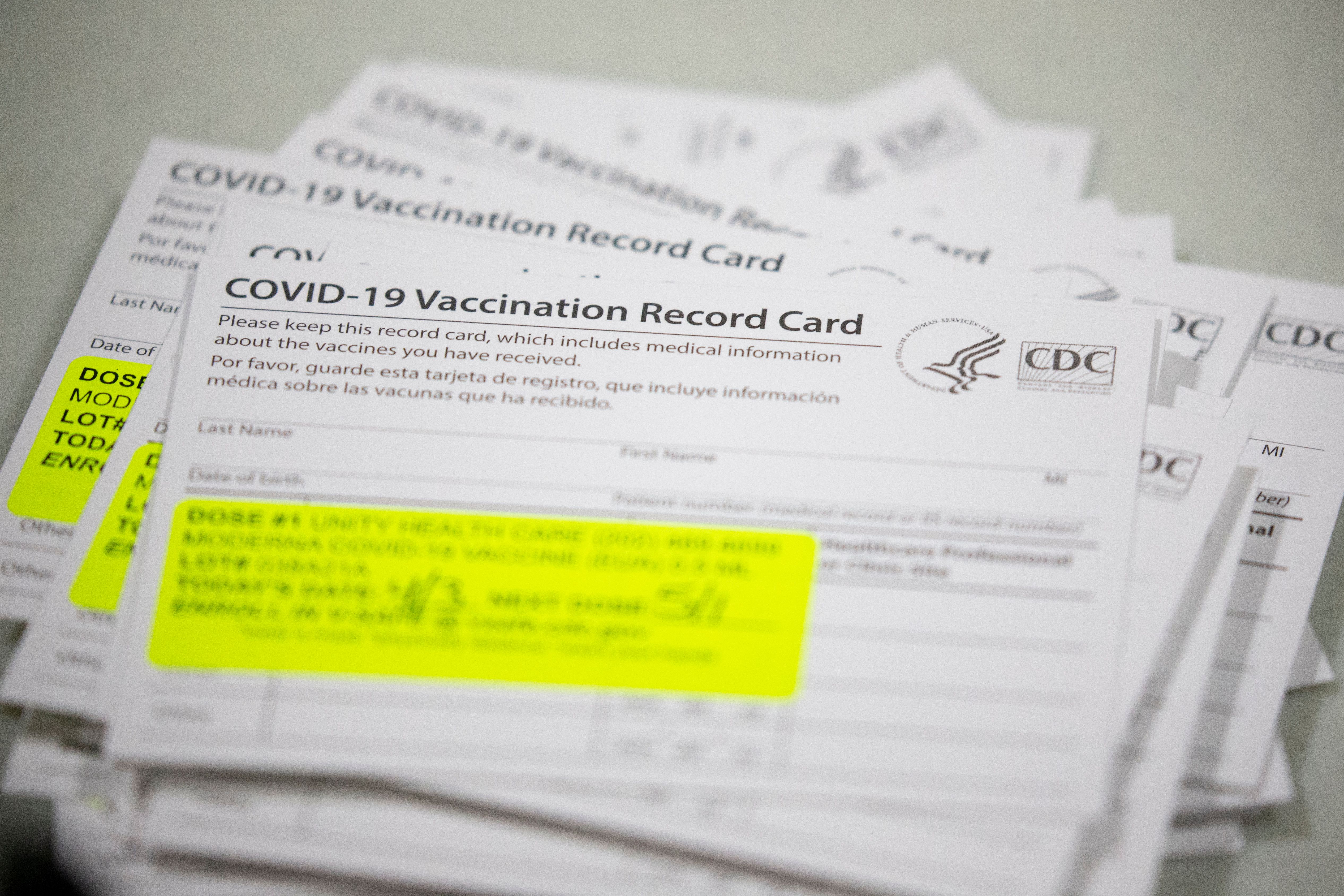 coronavirus vaccination cards a target of scams the washington post