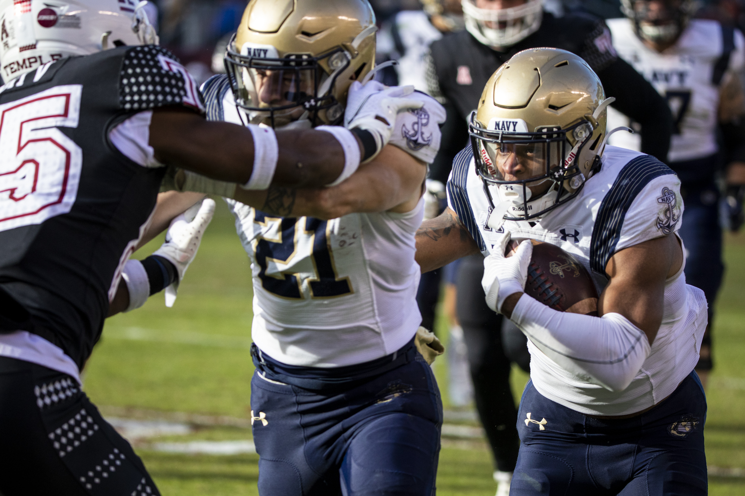 Navy Football Beats Temple Turns Its Attention To Army The Washington Post